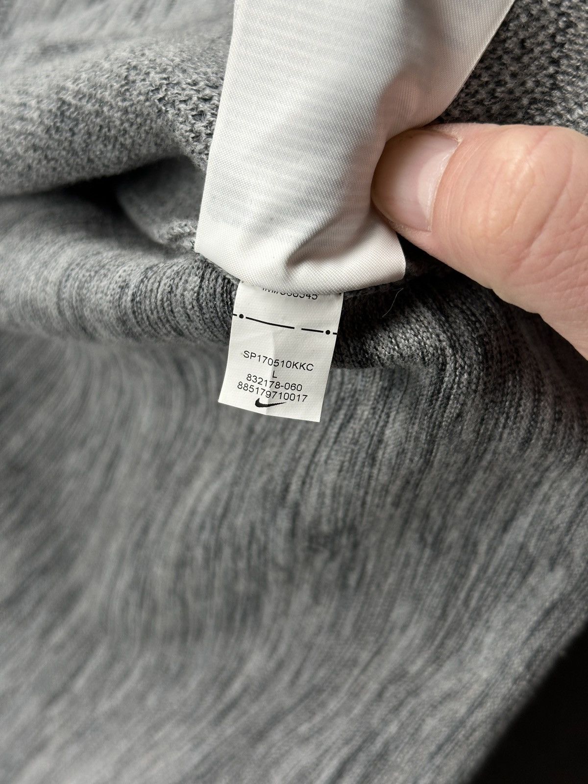 Nike Nike Tech Knit Bomber Jacket Grey Heather Y2K Archive Size L Size US L / EU 52-54 / 3 - 13 Thumbnail