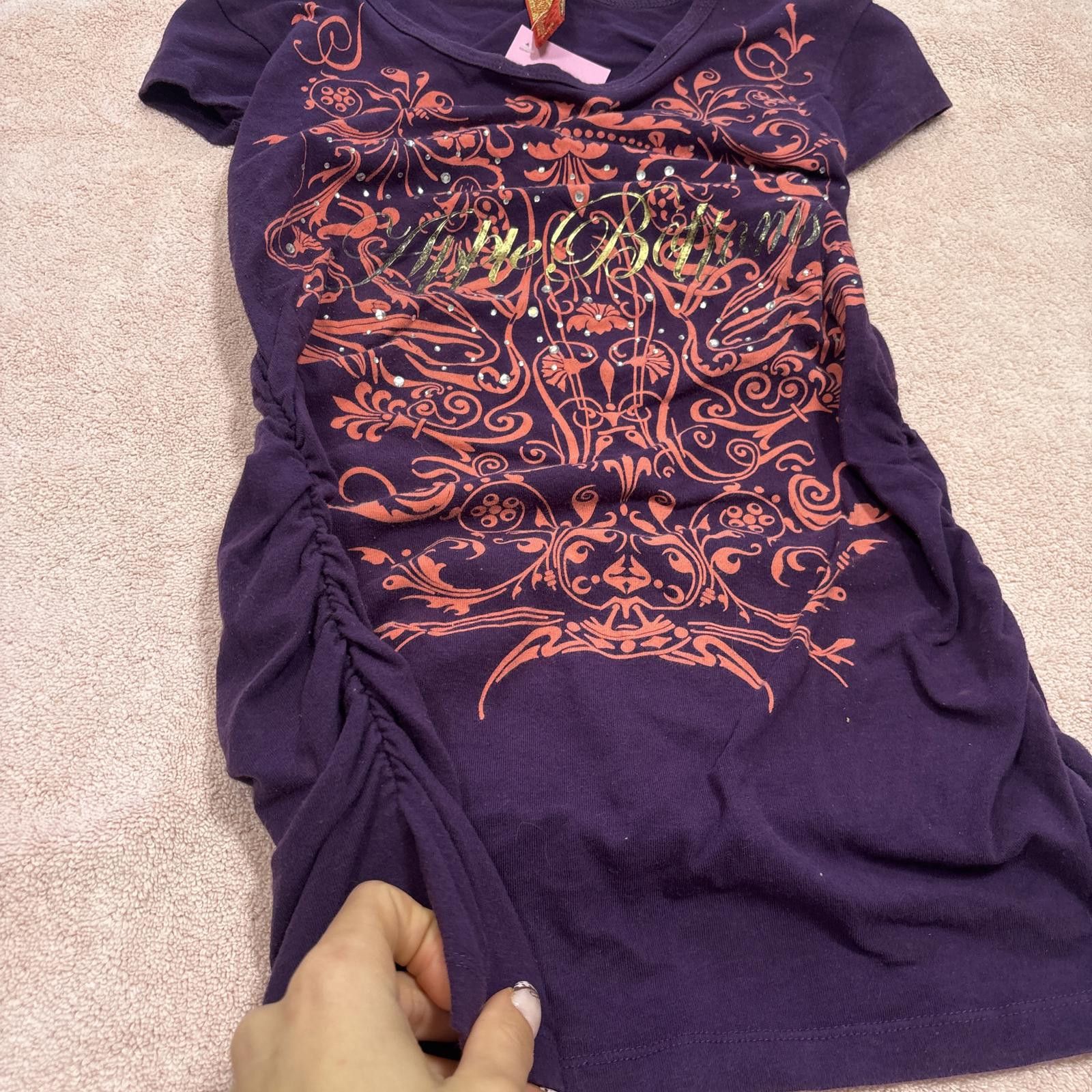 Other y2k purple apple bottoms baby tee Size XL / US 12-14 / IT 48-50 - 2 Thumbnail