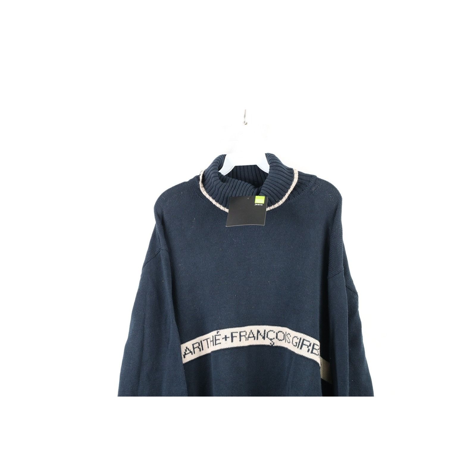 Marithe + Francois Girbaud × Vintage NOS Vintage 90s Marithe Francois Girbaud Turtleneck Sweater Size US XXL / EU 58 / 5 - 2 Thumbnail