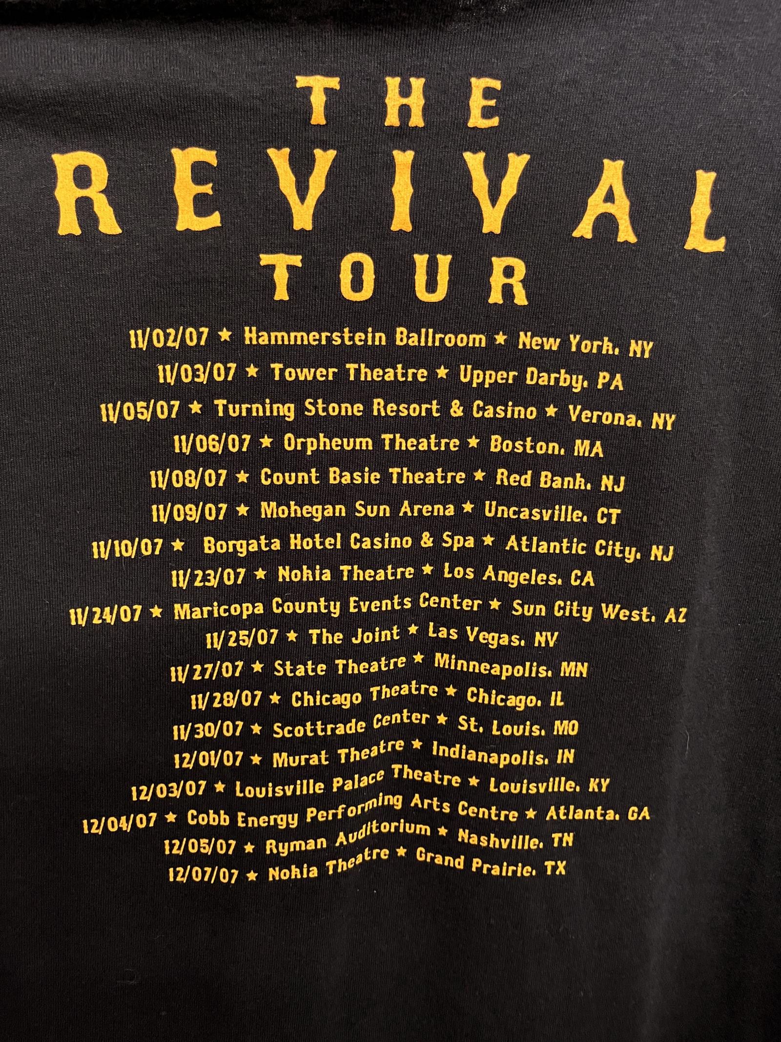 Fruit Of The Loom John Fogerty Revival Tour t-shirt 2007 - CCR Band Tee- M Size US M / EU 48-50 / 2 - 5 Thumbnail