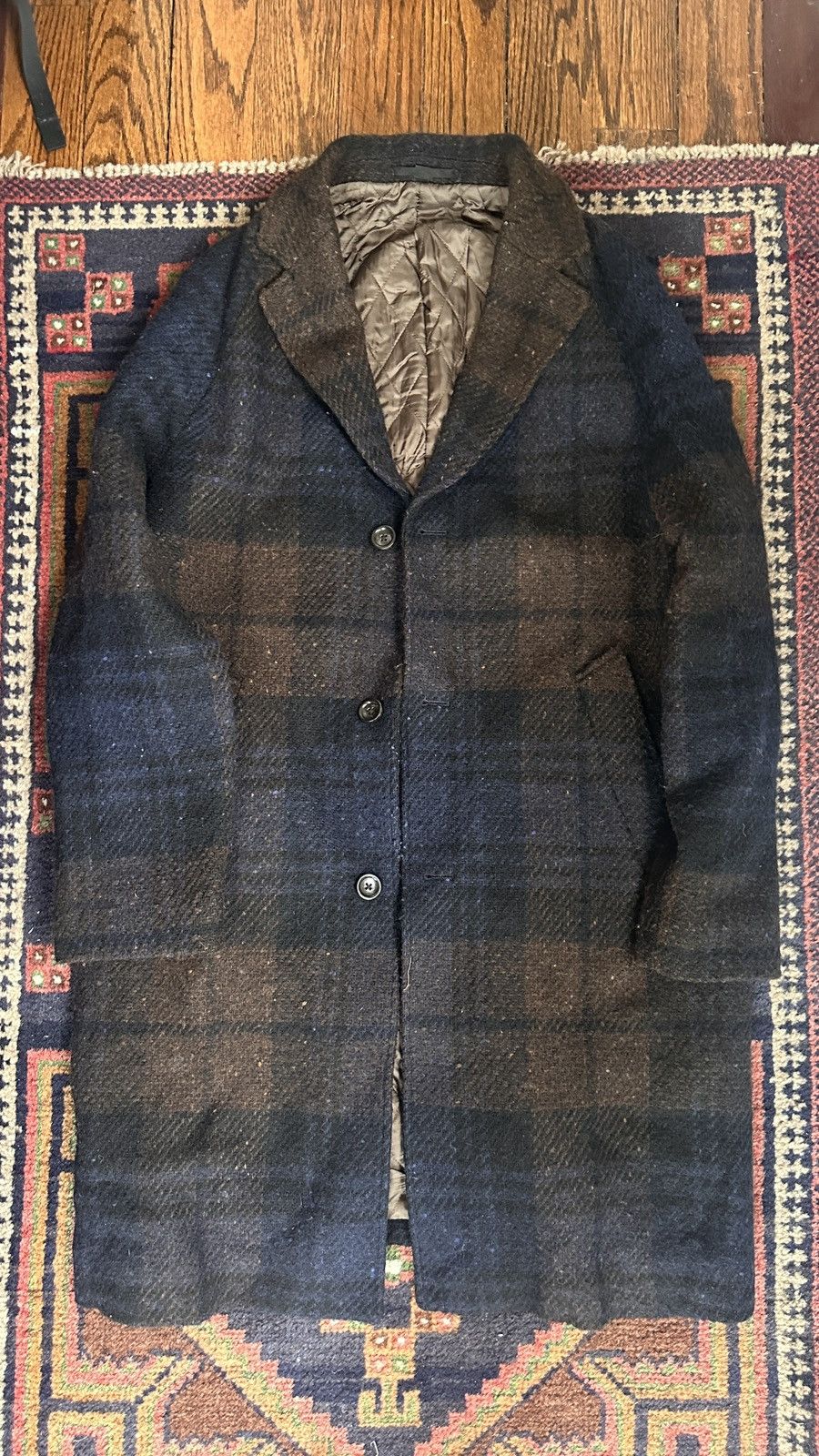 J.Crew Ludlow Raglan Sleeve Irish Plaid Topcoat Size US M / EU 48-50 / 2 - 2 Thumbnail