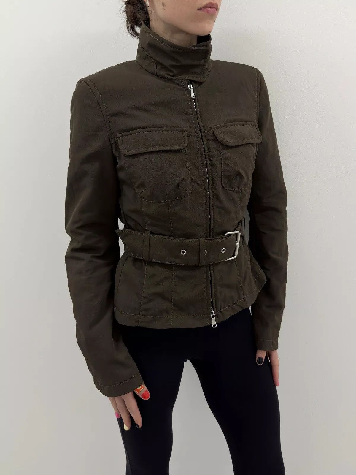 STRENESSE STRENESSE BLUE by GABRIELE STREHLE MOTO JACKET WOMENS Y2K Size S / US 4 / IT 40 - 2 Thumbnail