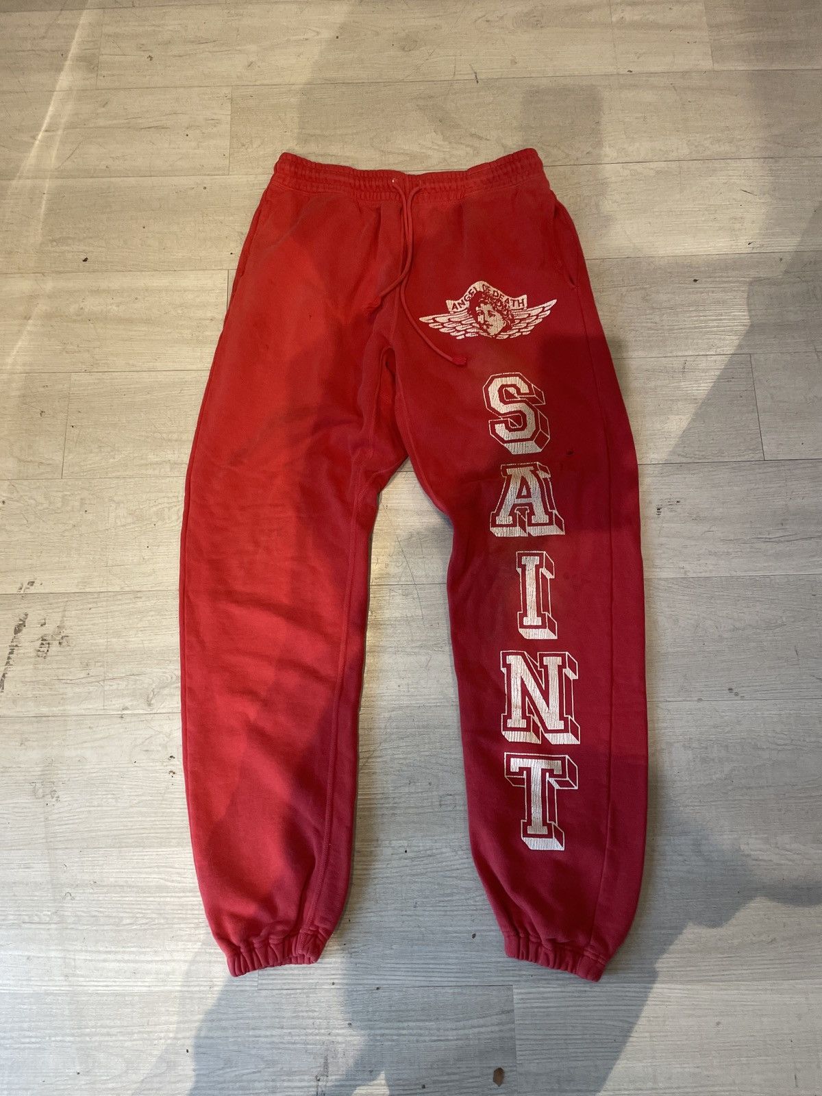 Saint Michael Saint Michael Angel of Death Sweatpants Red S Size US 30 / EU 46 - 1 Thumbnail