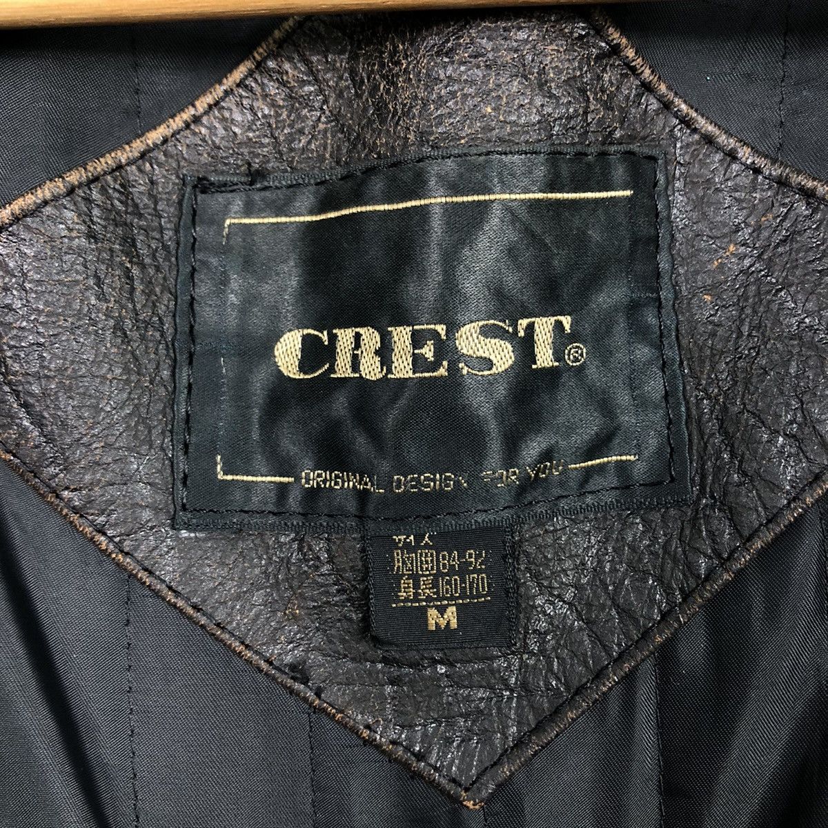 Japanese Brand Vintage Distressed Leather Bomber Jacket Grunge Patina Fade Size US M / EU 48-50 / 2 - 19 Thumbnail