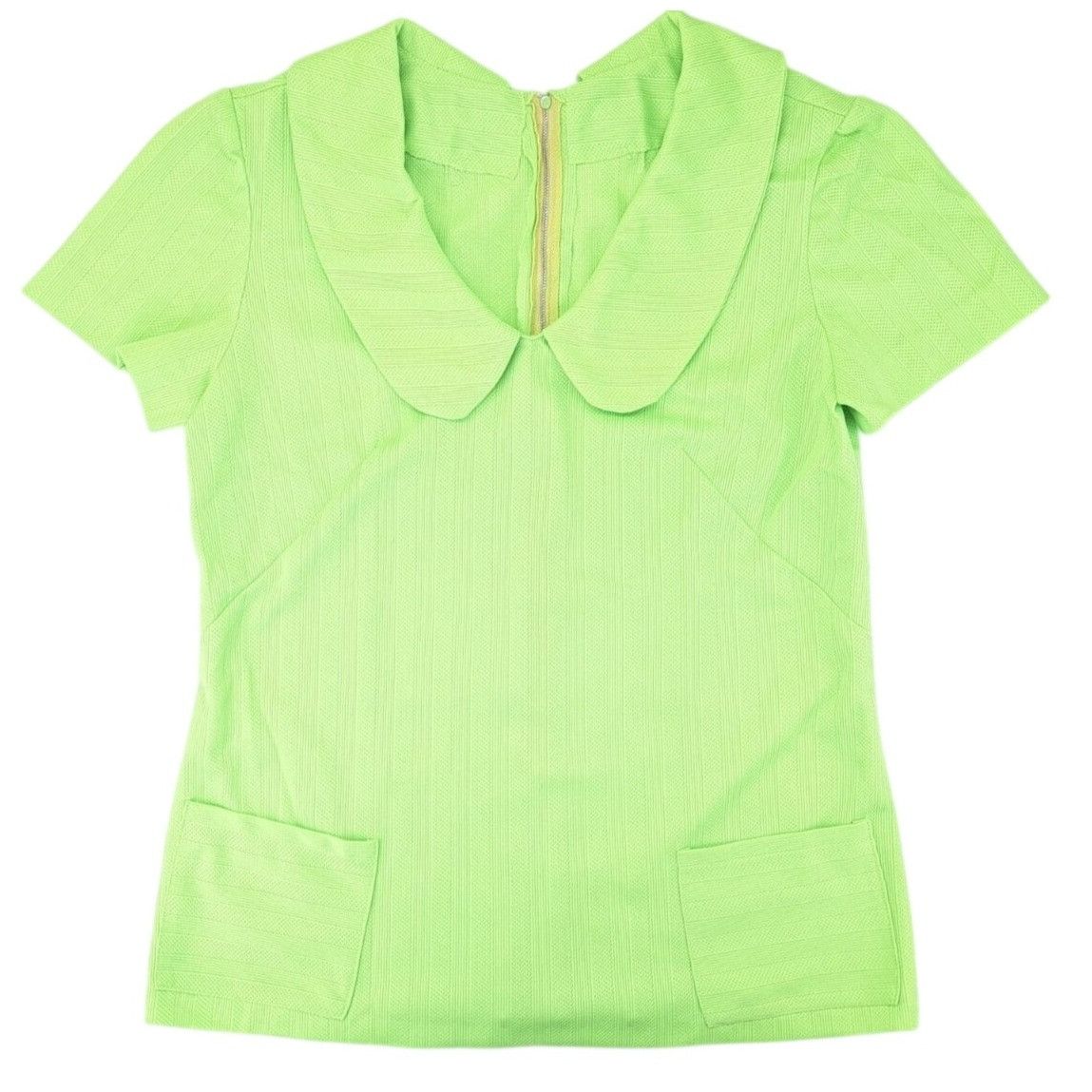 Handmade Vintage Handmade Pant Suit Polyester Top Crop Pants Women L Size L / US 10 / IT 46 - 3 Thumbnail