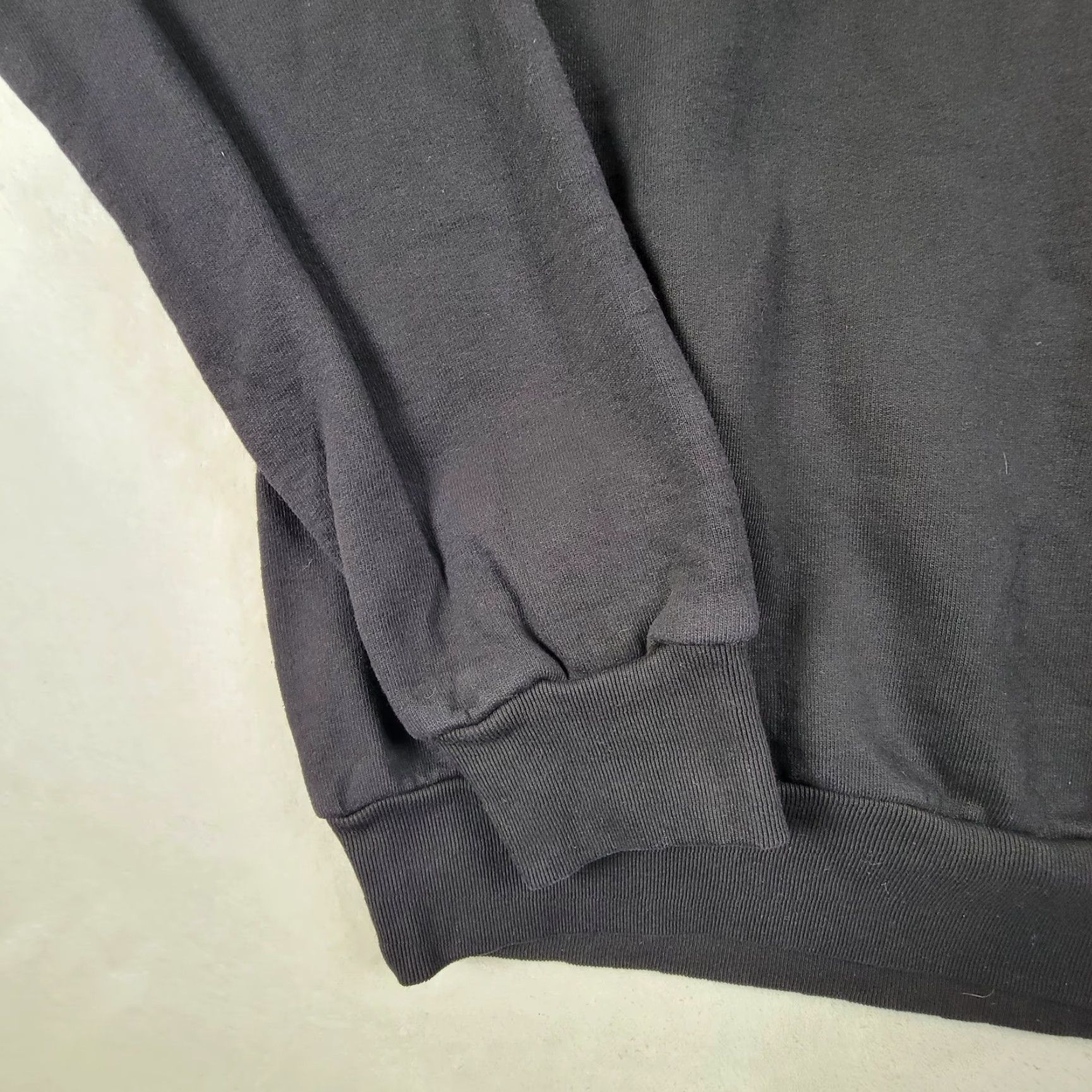 Talentless Talentless Mens SM Thermal Waffle Heavyweight Shirt Black Long Sleeve Crewneck 90s Mens Small Black Cotton Knit T-Shirt Runtime: Outdoor Classic Size US S / EU 44-46 / 1 - 2 Thumbnail