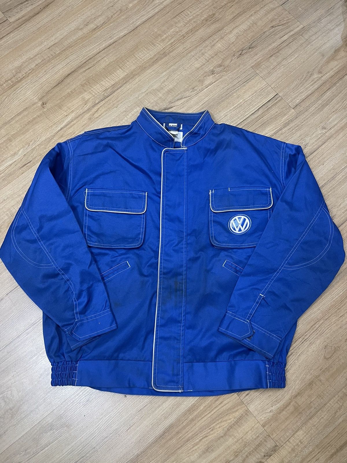 Vintage Vintage VOLKSWAGEN embroidery jacket Size US L / EU 52-54 / 3 - 1 Thumbnail