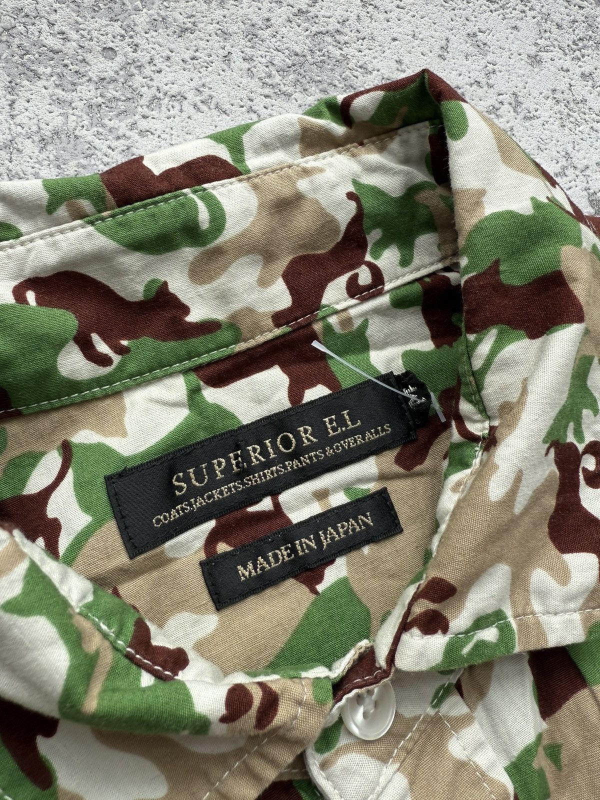 Japanese Brand Superior E.L Made in Japan 🇯🇵 Dogs Shirt Size US M / EU 48-50 / 2 - 3 Thumbnail