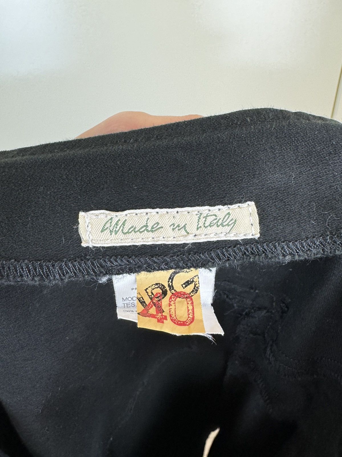 Jean Paul Gaultier Jean Paul Gaultier JPG vintage denim cotton black skirt maxi Size 27" / US 4 / IT 40 - 13 Thumbnail