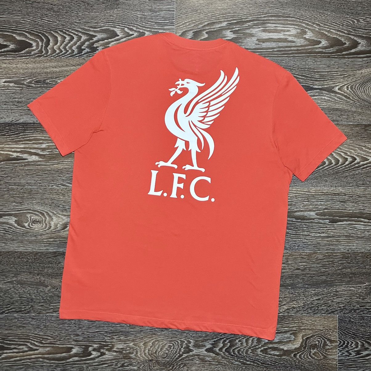 Nike Nike LIVERPOOL FC Liverbird Emblem Backprint Graphic T-shirt Size US L / EU 52-54 / 3 - 1 Thumbnail