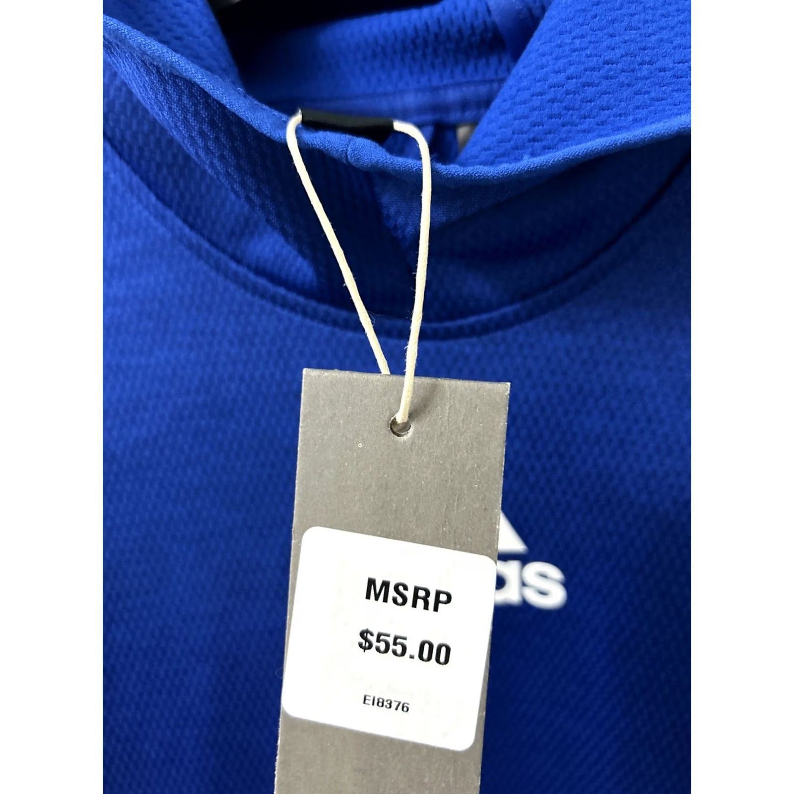 Adidas Adidas Hoodie Mens Small Royal Blue Ti GFX Logo Pullover Sweatshirt Sports Hoodie Mens Size US S / EU 44-46 / 1 - 5 Thumbnail
