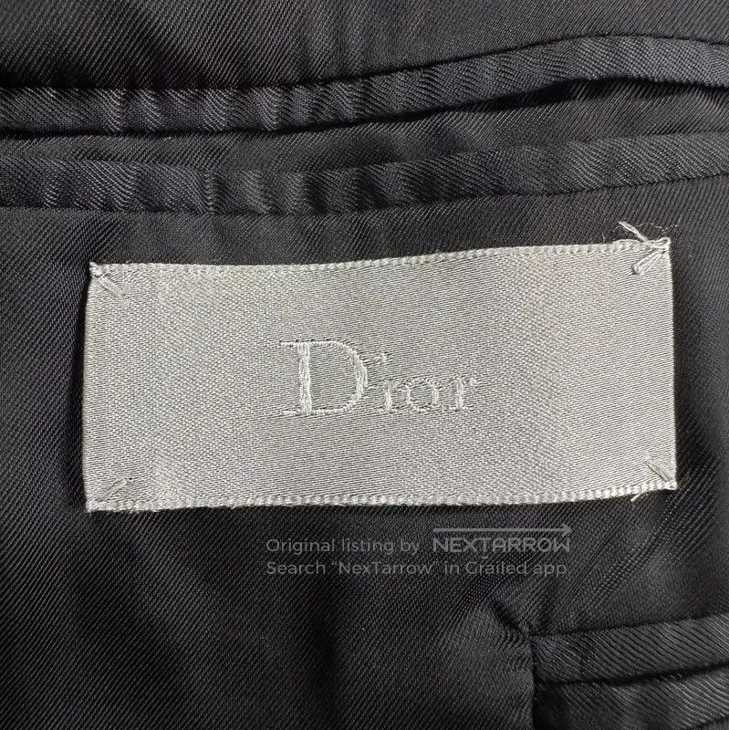 Dior Dior Men's Navy Wool Double-Breasted Blazer . Size US M / EU 48-50 / 2 - 5 Thumbnail