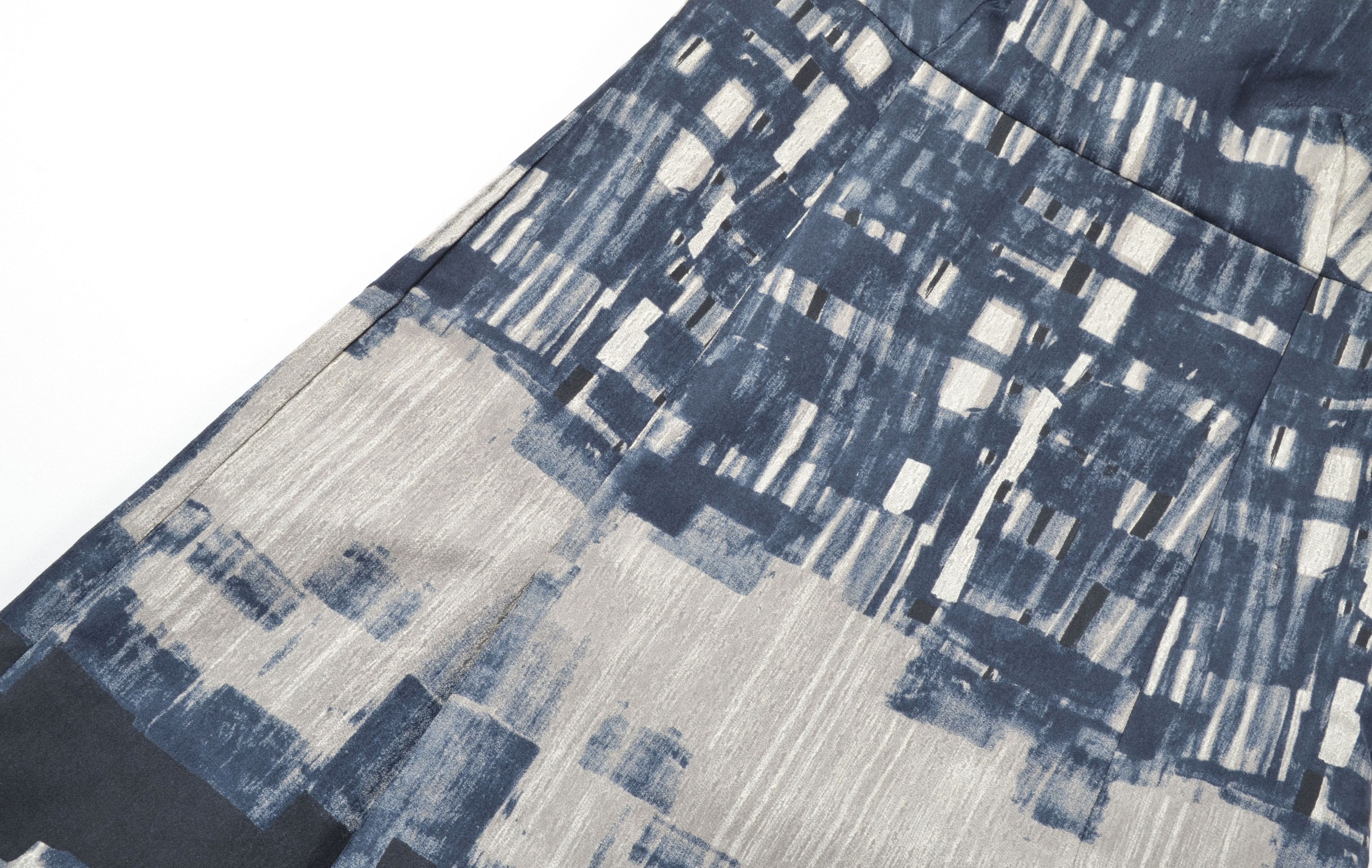 Weekend Max Mara Weekend Max Mara Abstract Print Sleeveless Fit & Flare Dress Size L / US 10 / IT 46 - 3 Thumbnail