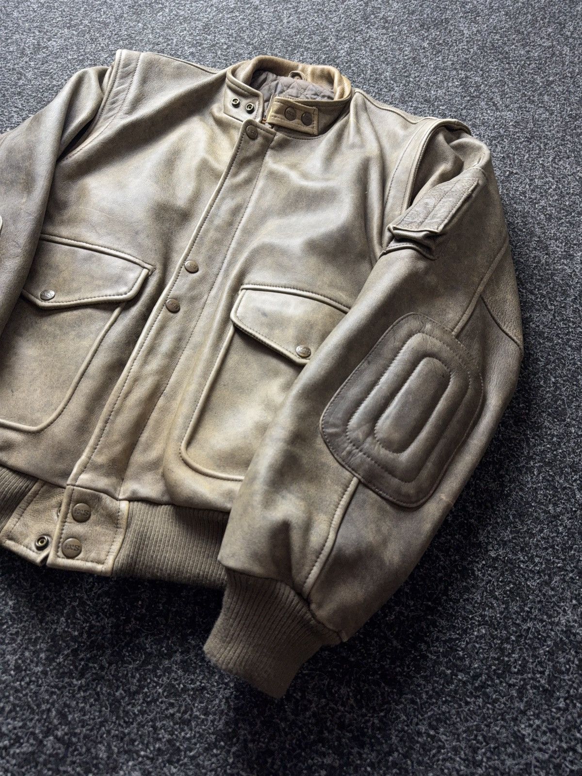 Genuine Leather iXS Leather Jacket Distressed Brown Biker Moto Archive Size US L / EU 52-54 / 3 - 3 Thumbnail