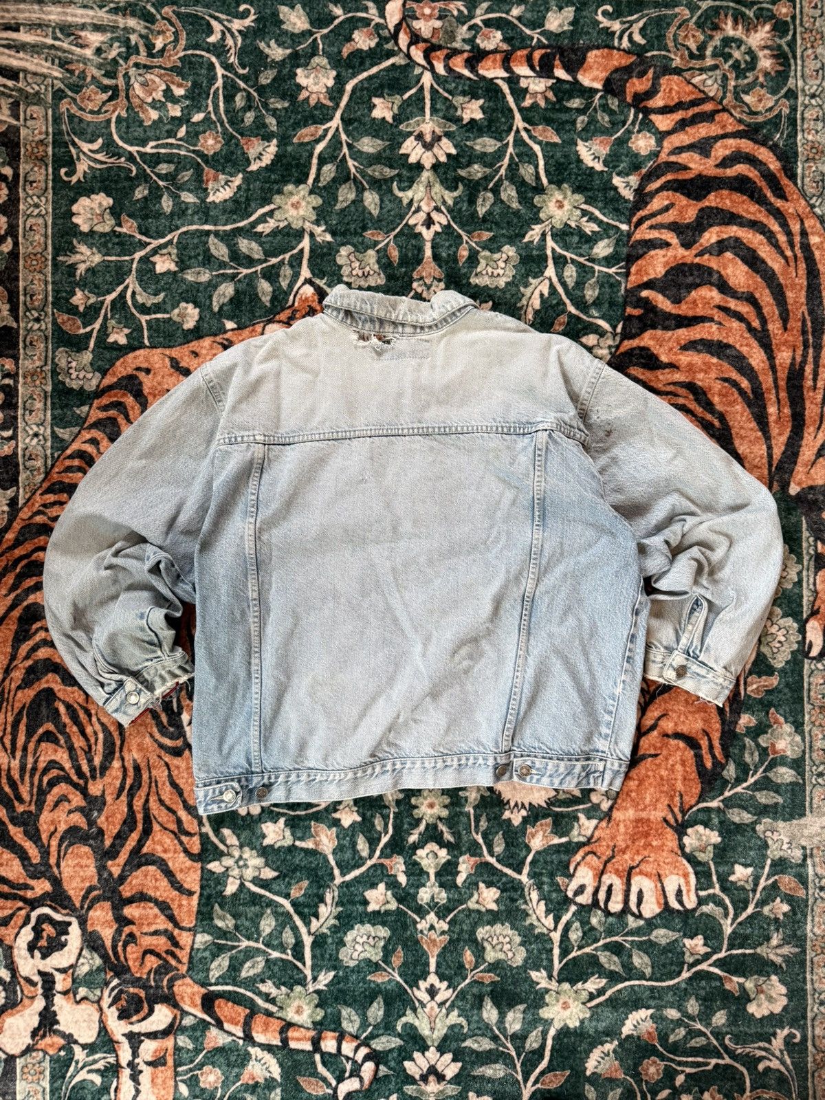 Levi's Vintage 70s Todays News Denim Jacket Size US L / EU 52-54 / 3 - 3 Thumbnail