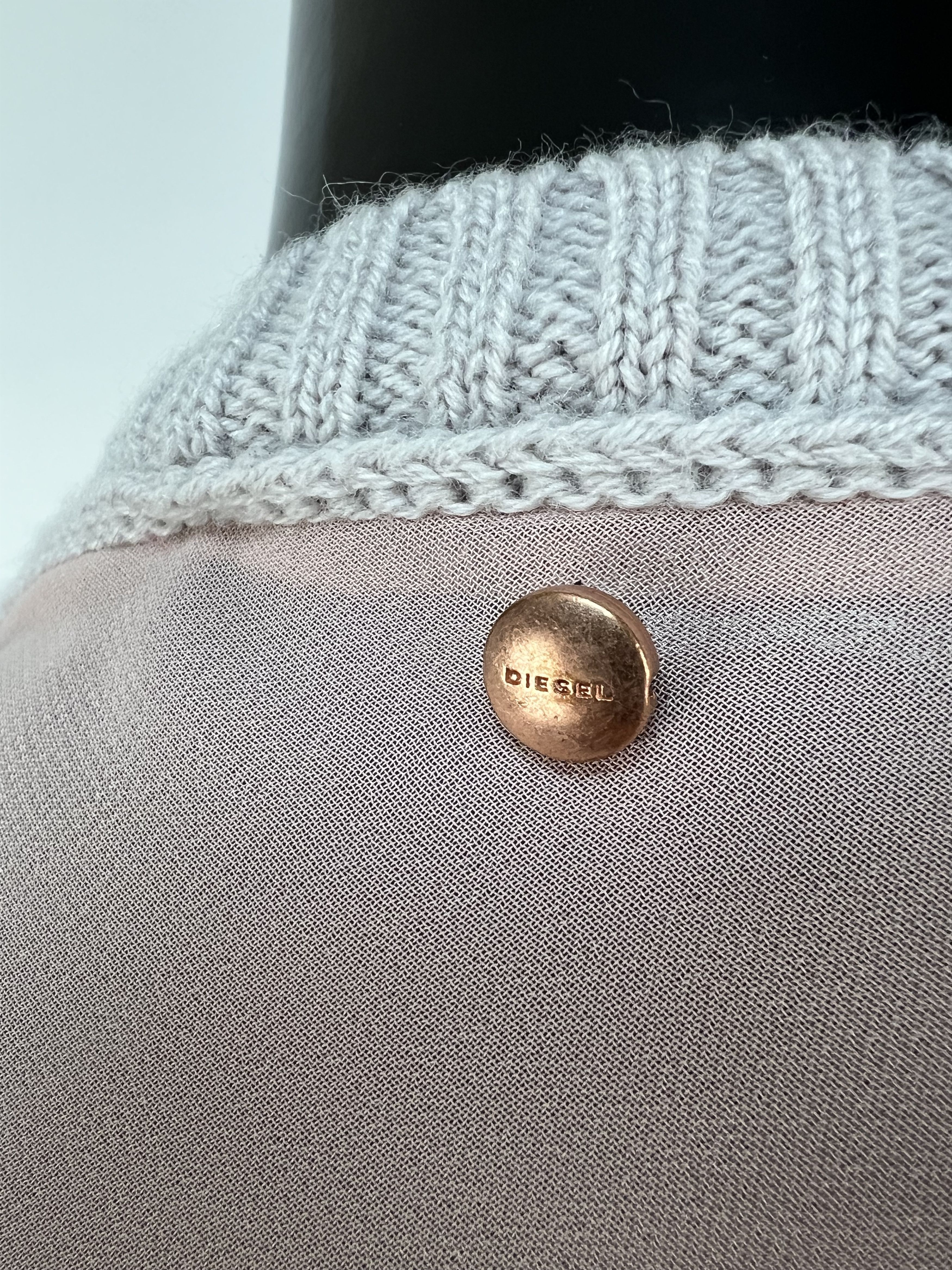 Diesel Diesel Women's Wool Ribbed Crew Neck Sweater Size XS / US 0-2 / IT 36-38 - 15 Thumbnail