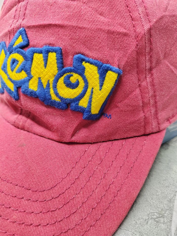 Pokemon Vintage Pokemon Distressed Style Cap Hat Size ONE SIZE - 4 Thumbnail