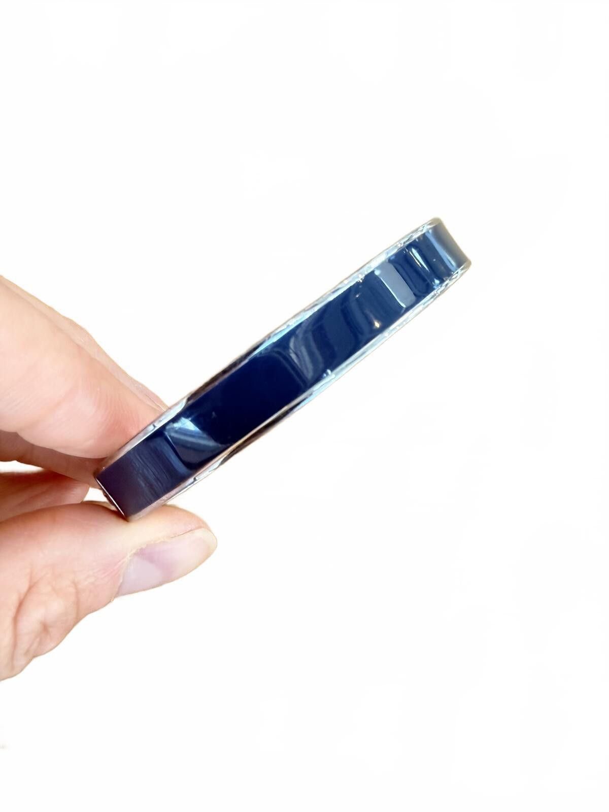 Talbots Vintage Talbots Blue Enamel Silver Tone Hinged Bangle Size ONE SIZE - 6 Thumbnail
