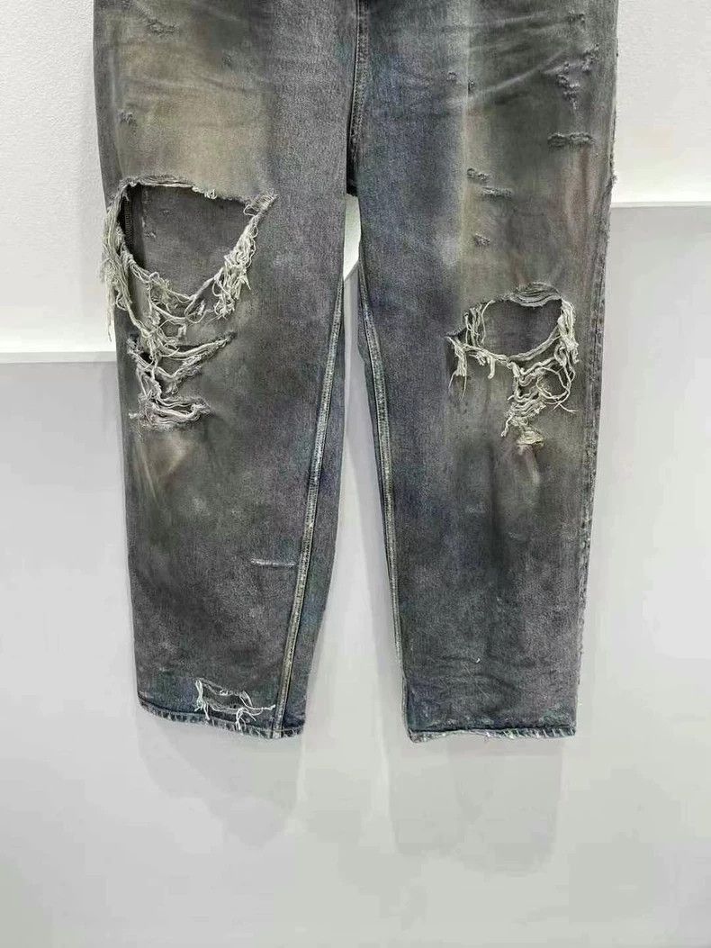 Balenciaga Balenciaga ice blue knife cuts jeans-2507 Size US 28 / EU 44 - 4 Thumbnail