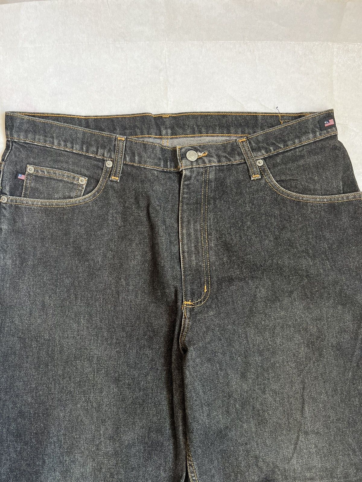 Polo Ralph Lauren Polo Jeans Ralph Lauren Baggy Style Black Denim Size US 38 / EU 54 - 5 Thumbnail