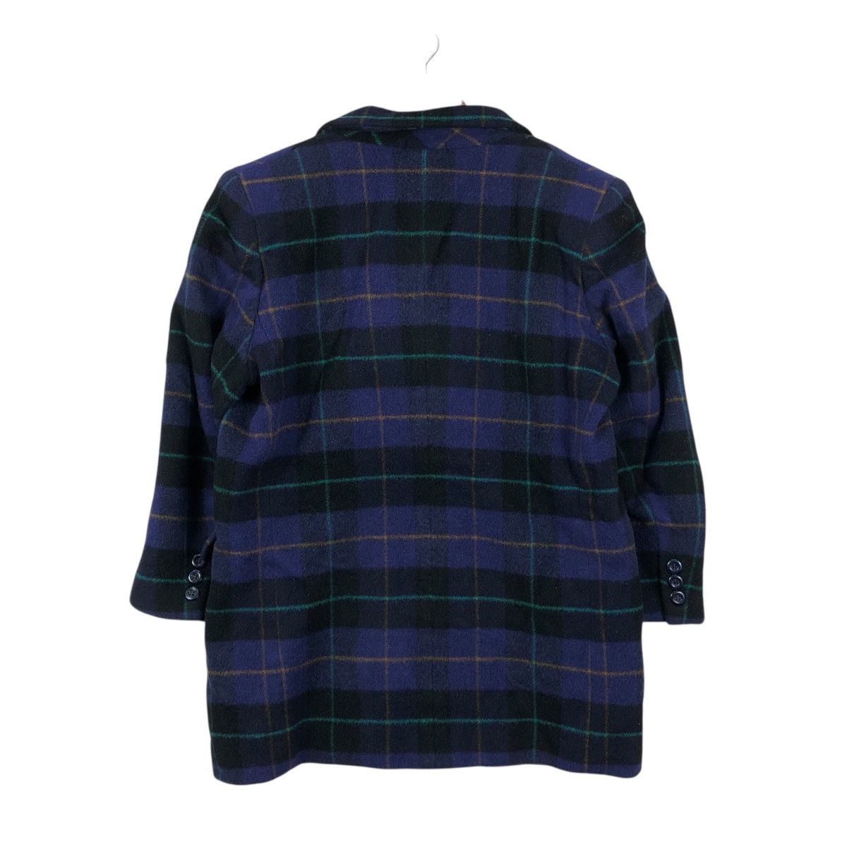 Burberry Vintage BURBERRYS LONDON ENGLAND Checkered Breasted Blazer Size 44L - 6 Thumbnail