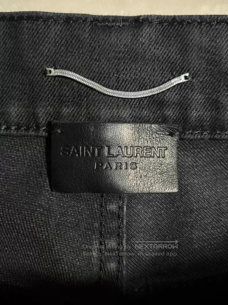 Saint Laurent Paris Saint Laurent Paris Waxed Claw Denim Jeans i Size US 30 / EU 46 - 3 Thumbnail