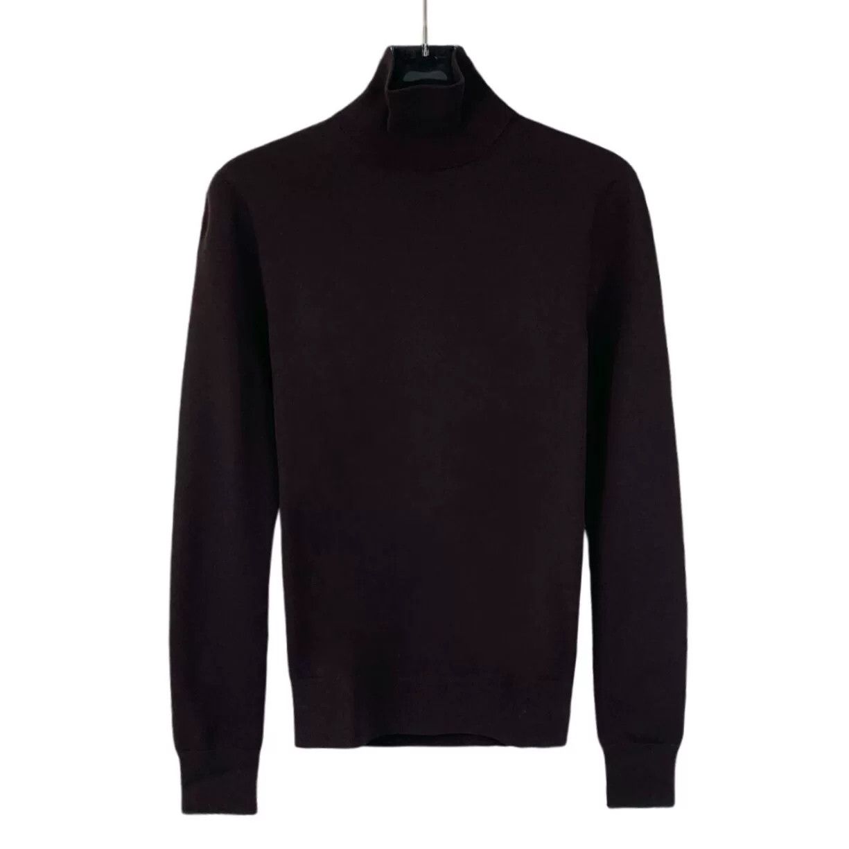 Bottega Veneta Bottega Veneta Brown Long-Sleeve Knit Sweater S Size S / US 4 / IT 40 - 1 Thumbnail