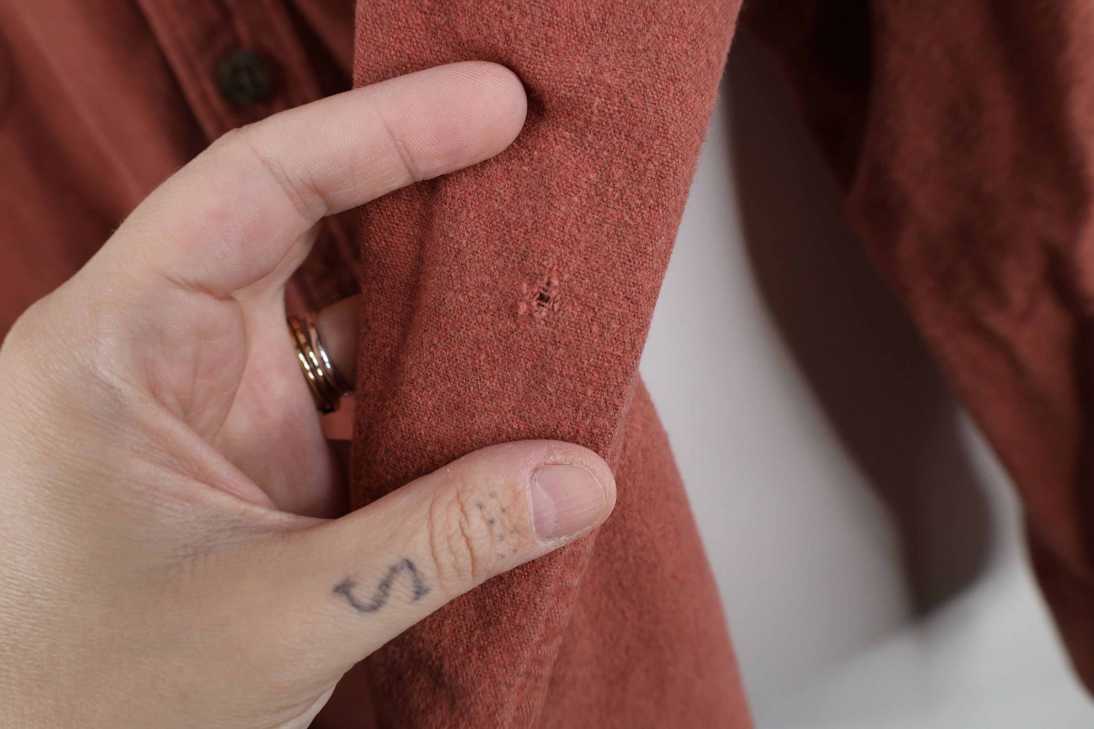 Vintage Vintage 90s Streetwear Stonewash Chamois Cloth Button Shirt Size US M / EU 48-50 / 2 - 8 Thumbnail