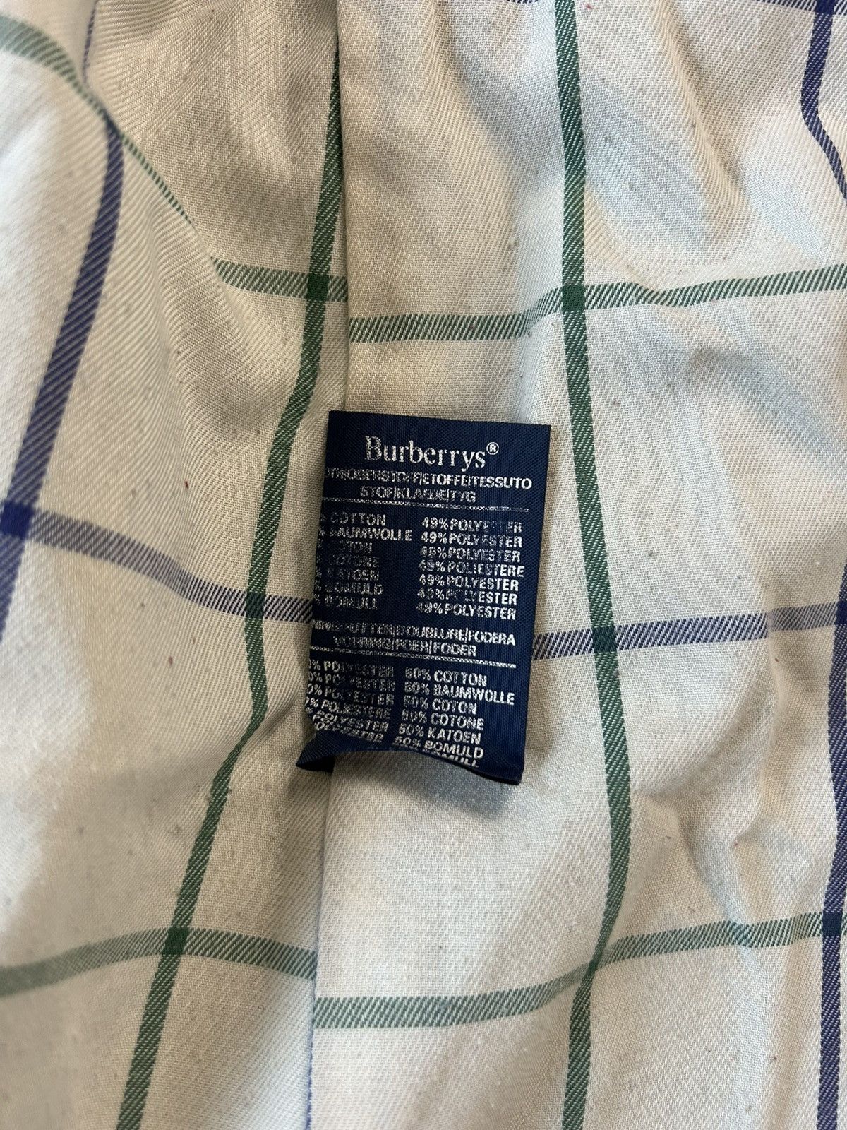 Burberry Burberrys coat trench green vintage Size US XL / EU 56 / 4 - 4 Thumbnail