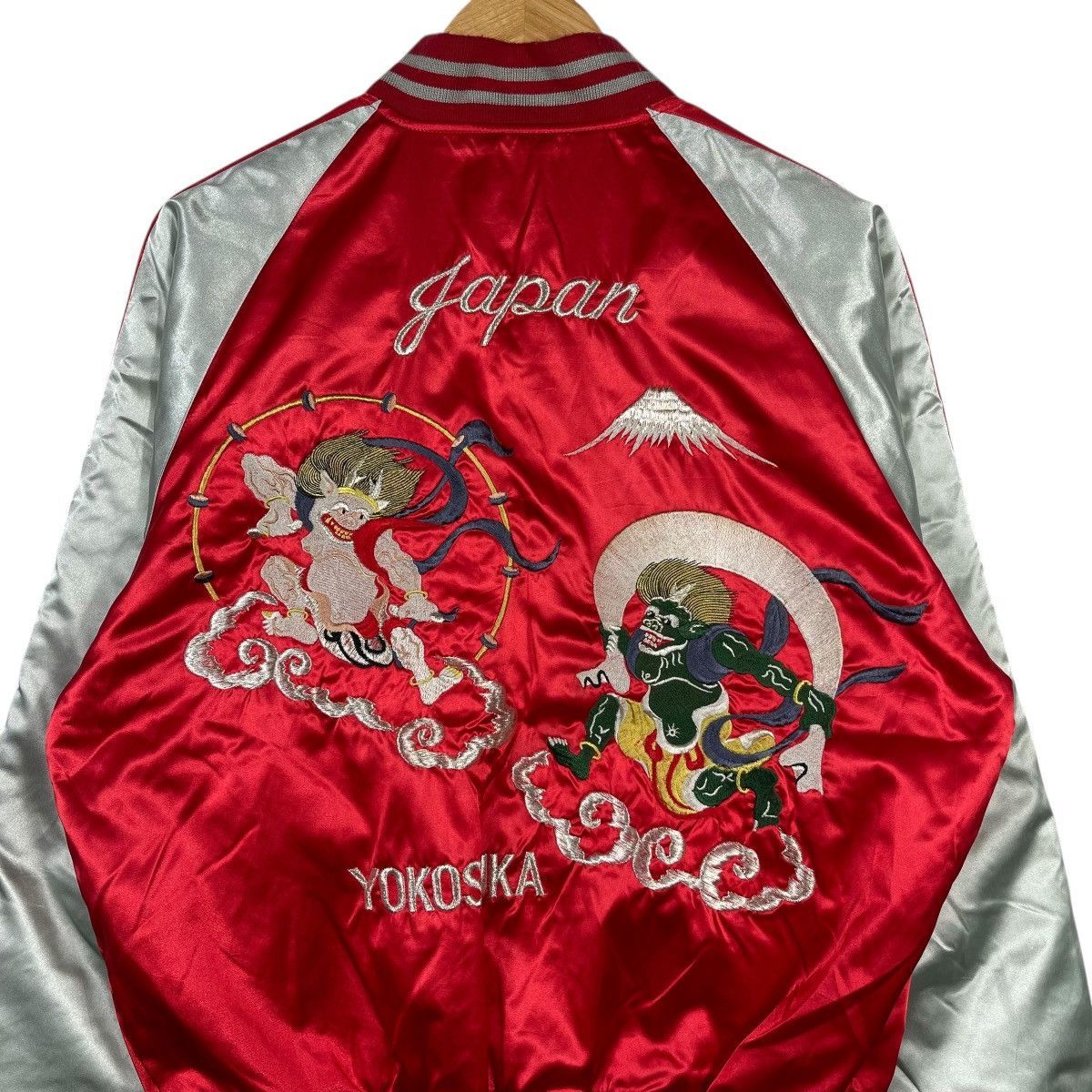 Hoshihime Vintage Hoshihime Yokosuka Sukajan Jacket Red Satin Souvenir Size US M / EU 48-50 / 2 - 5 Thumbnail
