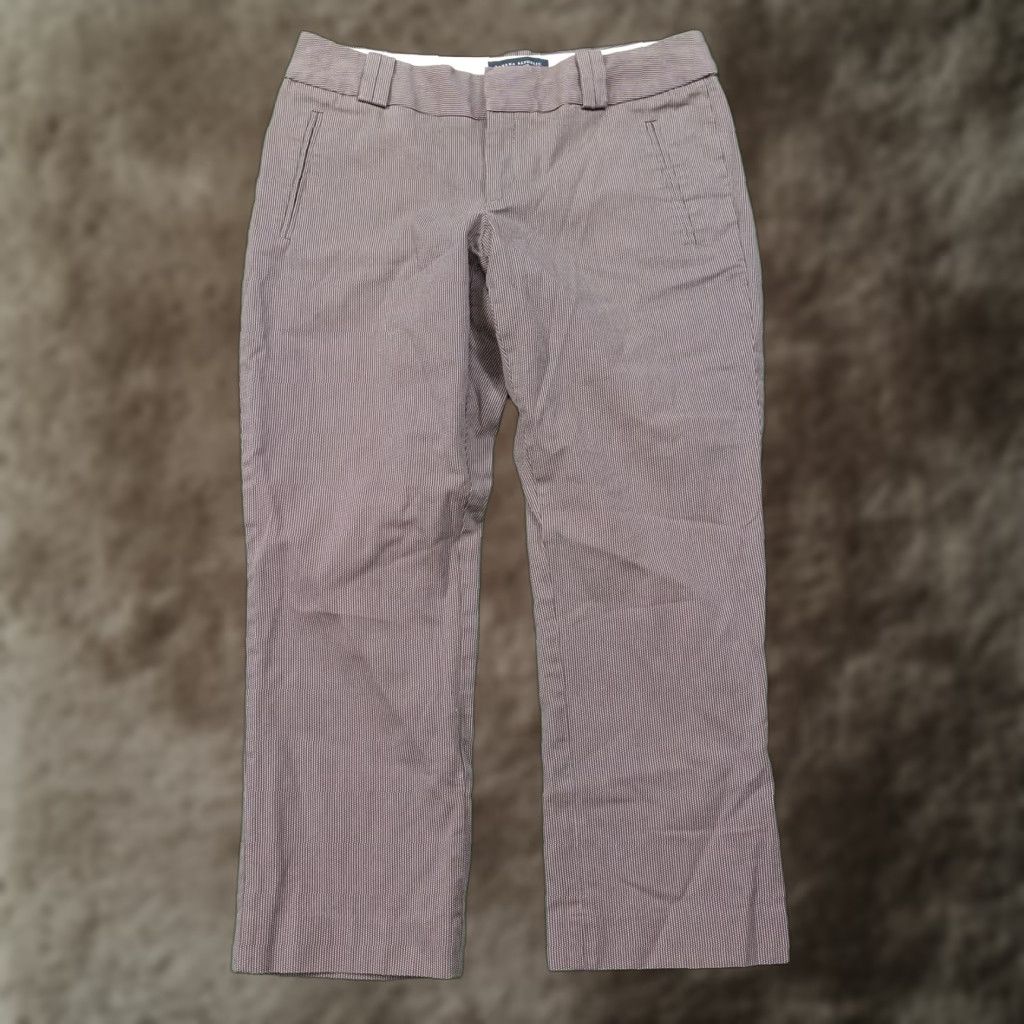 Banana Republic Banana Republic Women's Cropped Chino Pants Size 6 Regular Fit Geometric Pattern Multicolor Fall Spring Summer Winter Size 28" / US 6 / IT 42 - 1 Thumbnail