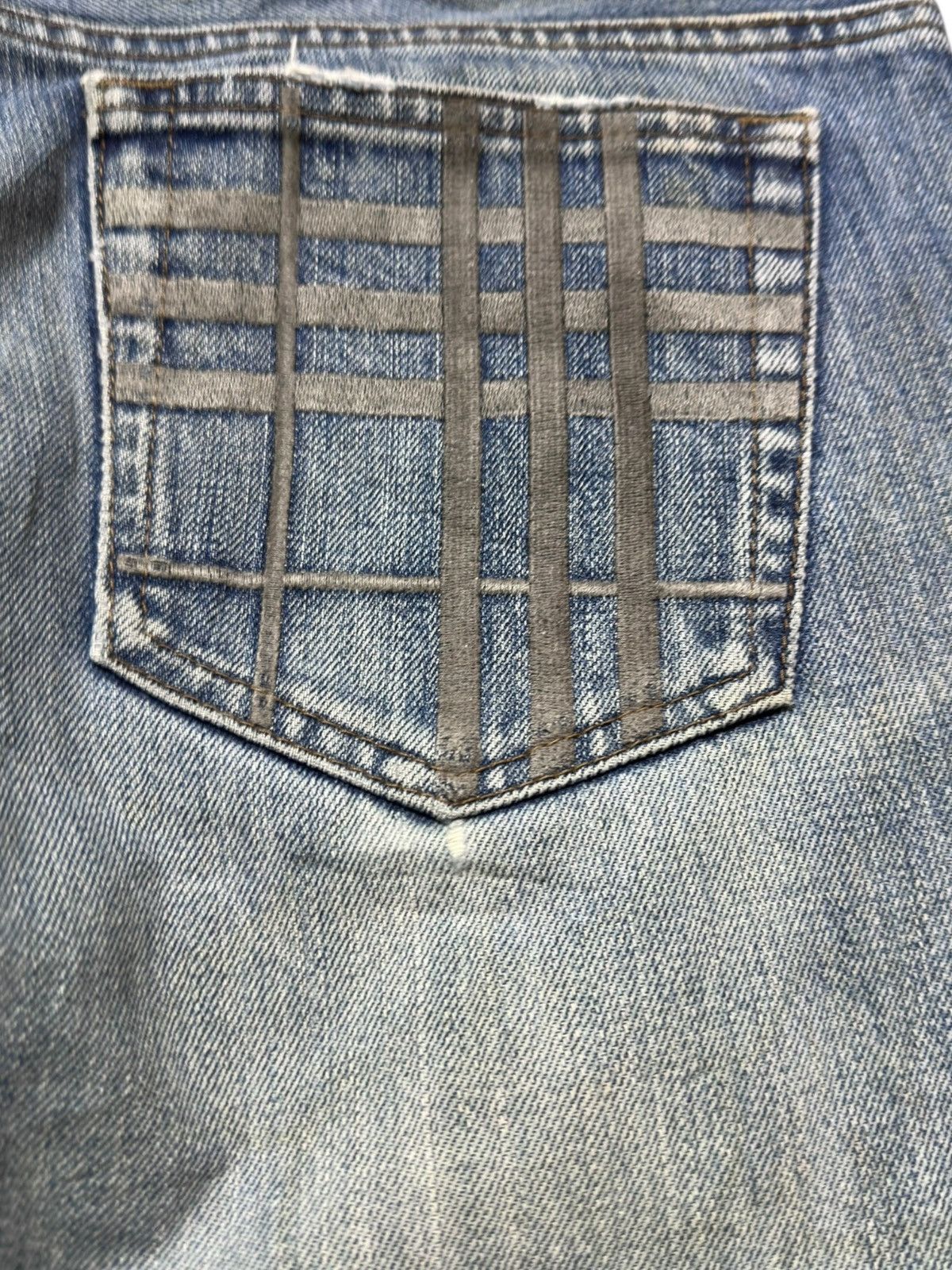 Burberry Vintage Burberry Black Label Mudwash Grunge Distressed Denim Size US 33 - 7 Thumbnail