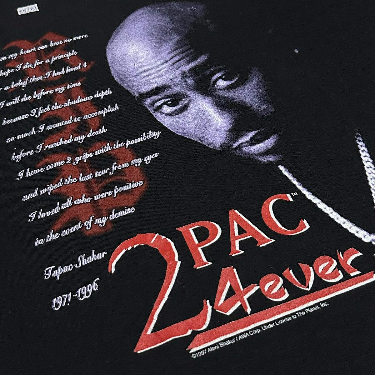 Rap Tees × Vintage Tupac 1997’ Official Size US L / EU 52-54 / 3 - 6 Thumbnail