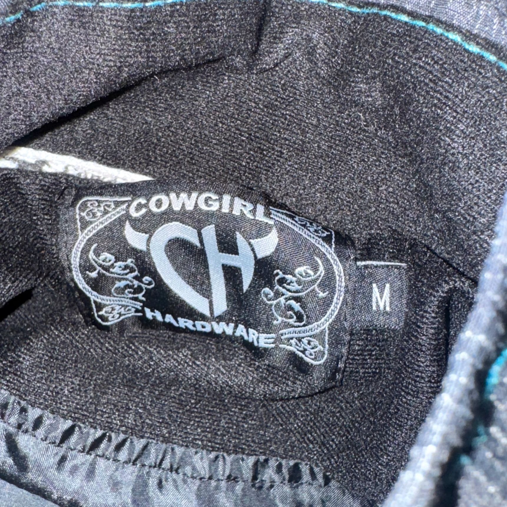 Vintage Cowgirl Hardware Women's Jacket Regular M Black Zip Western Cowboy All Seasons Regular Womens M Black Jacket Size M / US 6-8 / IT 42-44 - 4 Thumbnail