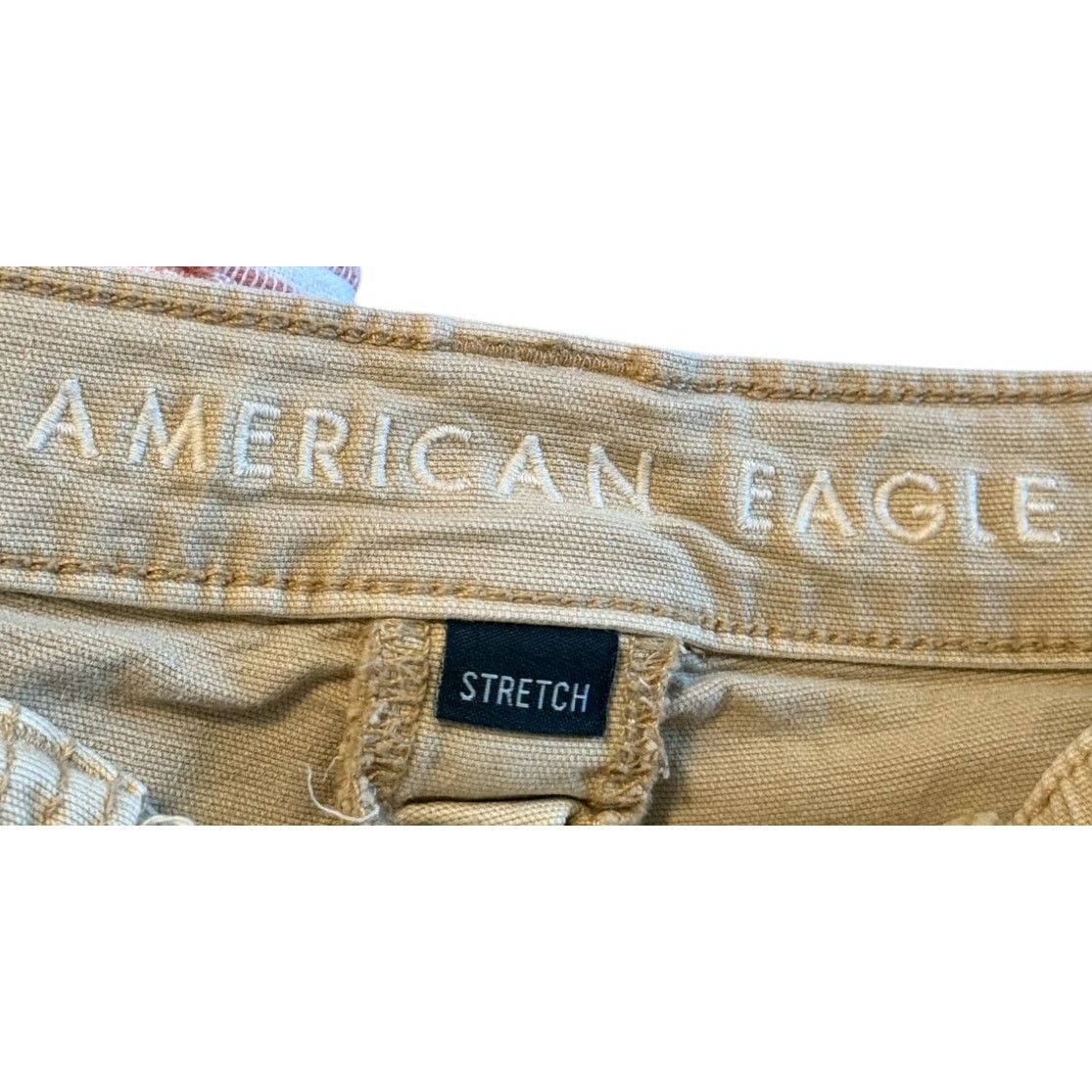 American Eagle Outfitters American Eagle Pants Women 6 Tan Khaki Stretch Cargo Size 28" / US 6 / IT 42 - 5 Thumbnail