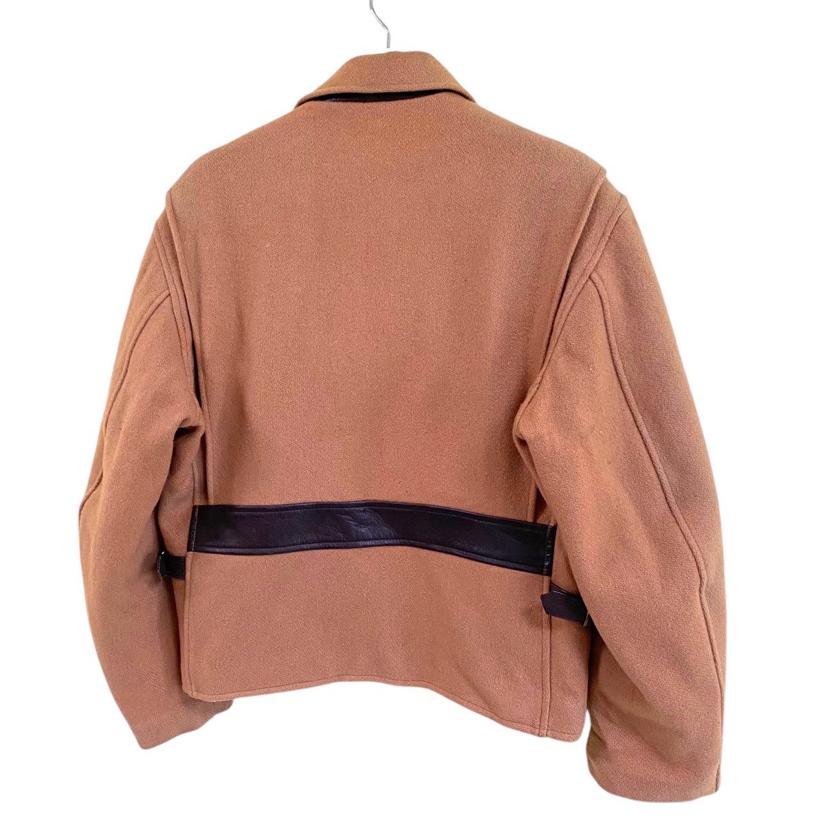 Golden Bear × Taylor Stitch × Vintage 💥 VINTAGE GOLDEN BEAR HARD WOOL LEATHER TRIM JACKET Size US M / EU 48-50 / 2 - 7 Thumbnail