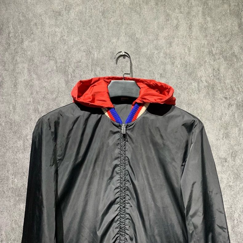 Gucci Gucci Black hooded stitching zipper jacket 2501-Nextarrow Size US M / EU 48-50 / 2 - 7 Thumbnail