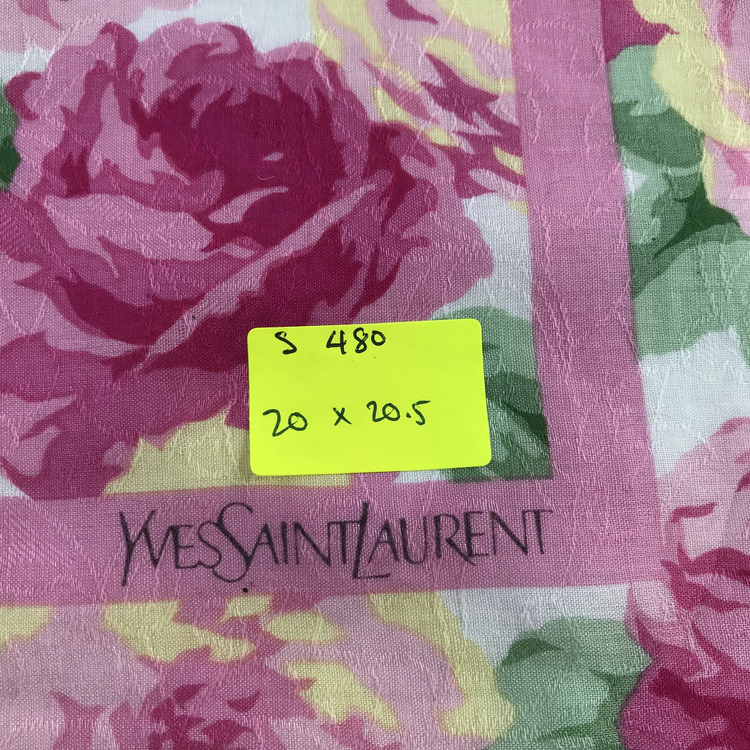 Vintage × Yves Saint Laurent Yves Saint Laurent Bandana / Handkerchief /Neckerchief -S480 Size ONE SIZE - 6 Thumbnail