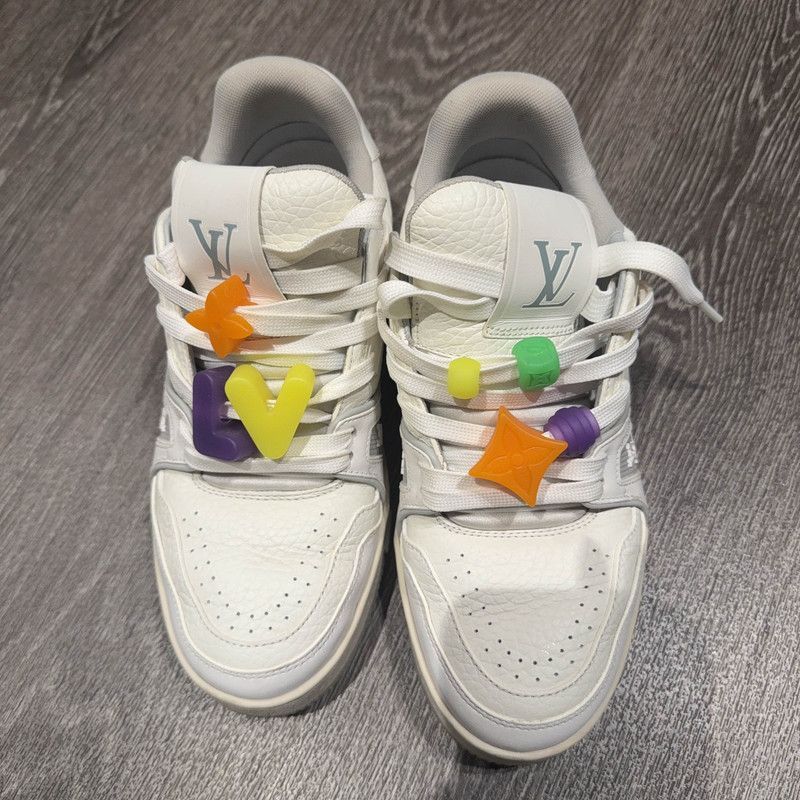 Louis Vuitton Louis Vuitton Trainer Low Top Fashion Sneakers -2505 Size US 4 / IT 34 - 2 Thumbnail