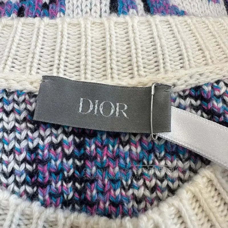 Dior Dior Purple Wool Logo Long Sleeve Sweater . Size S / US 4 / IT 40 - 8 Thumbnail