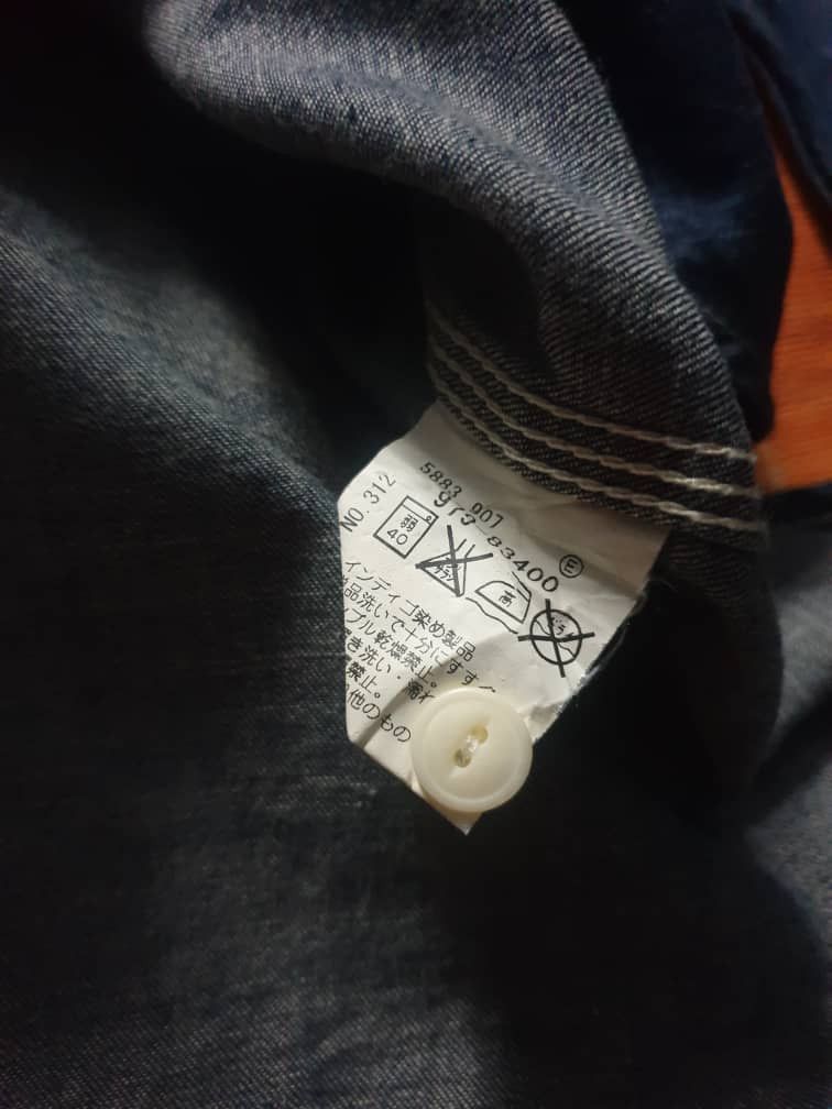 If Six Was Nine 💥Takeo kikuchi Japanese brand chambray shirt Size US M / EU 48-50 / 2 - 3 Thumbnail