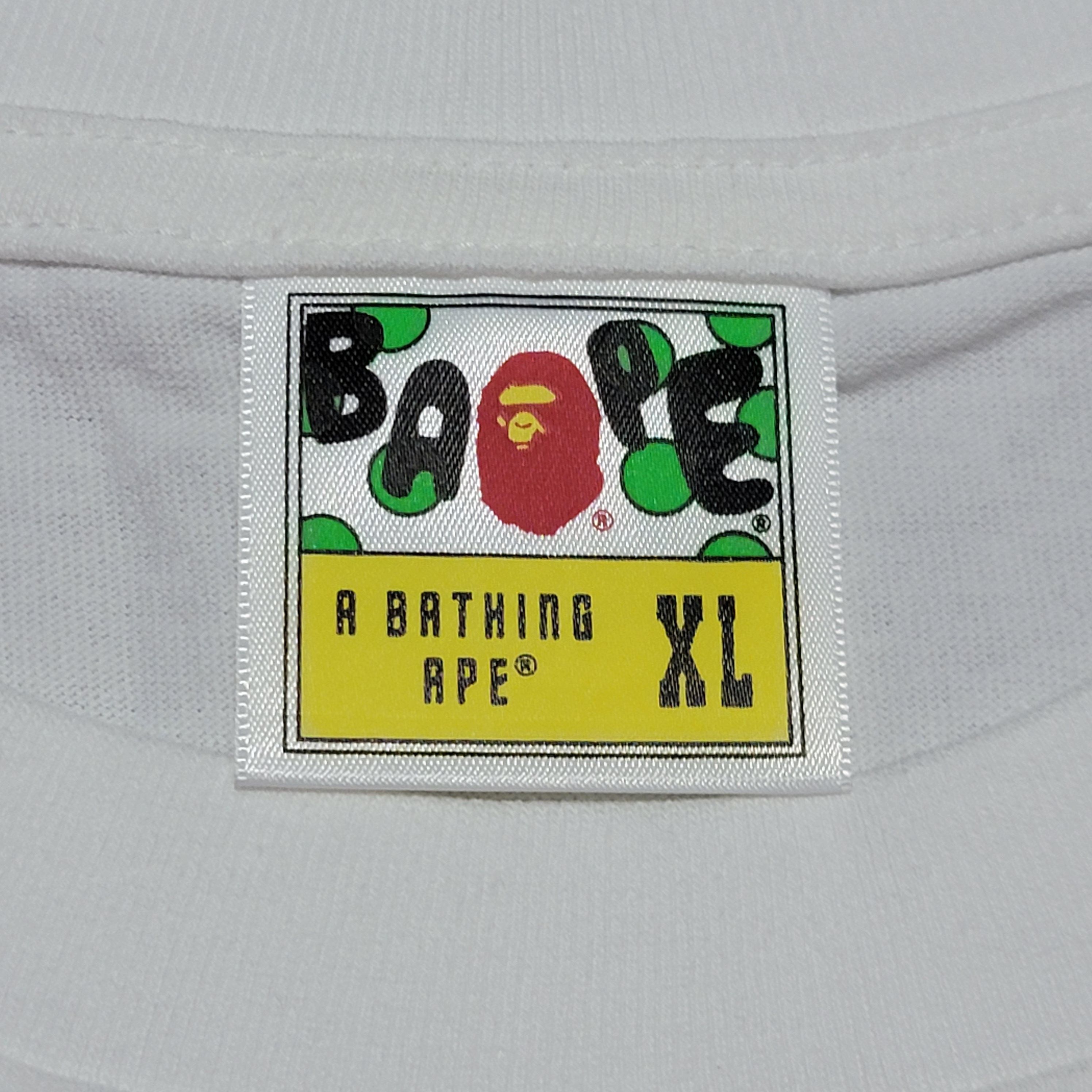 Bape Bape Sta Camo Shark Tee White Multicolor Size US XL / EU 56 / 4 - 3 Thumbnail