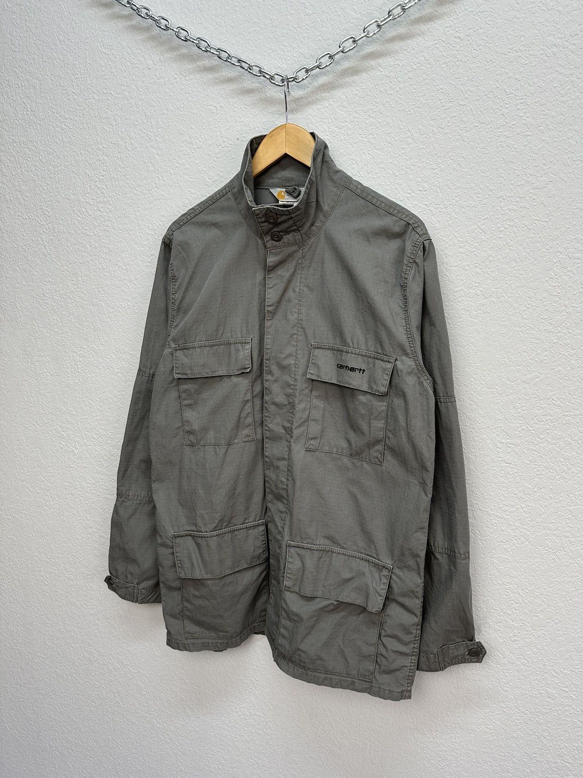 Carhartt × Vintage Vintage Carhartt Jacket Ripstop Y2K Archival Rare Size US L / EU 52-54 / 3 - 5 Thumbnail