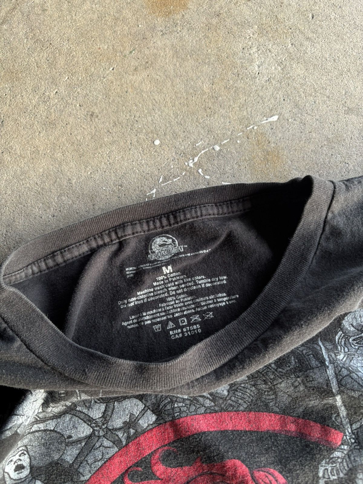 Other Crazy Faded Mortal Kombat Boxy Grunge Distressed Tee Size US M / EU 48-50 / 2 - 4 Thumbnail