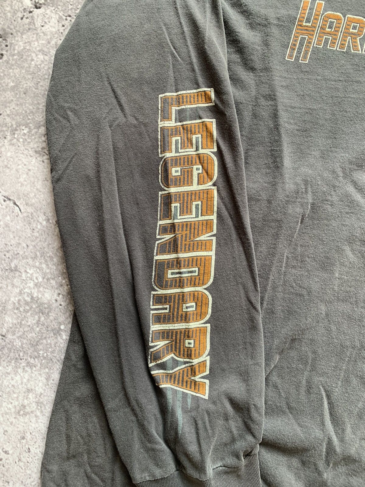 Harley Davidson × Vintage 🔥VINTAGE HARLEY DAVIDSON FADED LONG SLEEVE T-SHIRT Size US L / EU 52-54 / 3 - 6 Thumbnail
