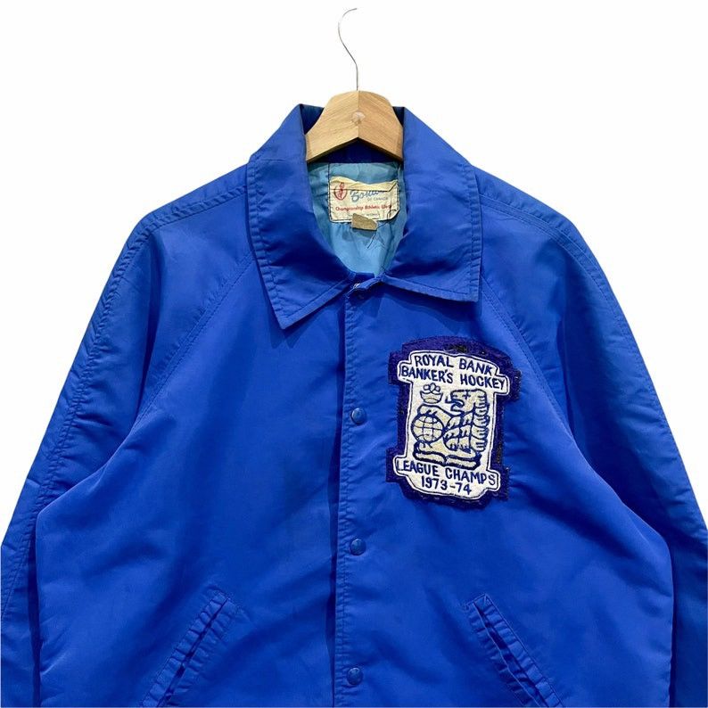 NHL × Vintage Vintage 70s Royal Bank of Canada Banker’s Hockey League Size US XL / EU 56 / 4 - 4 Thumbnail