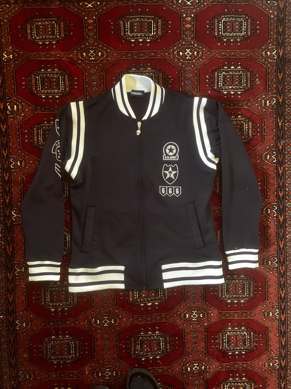 Hysteric Glamour Hysteric Glamour Skull Zip Varisty / Jacket Size US M / EU 48-50 / 2 - 1 Thumbnail