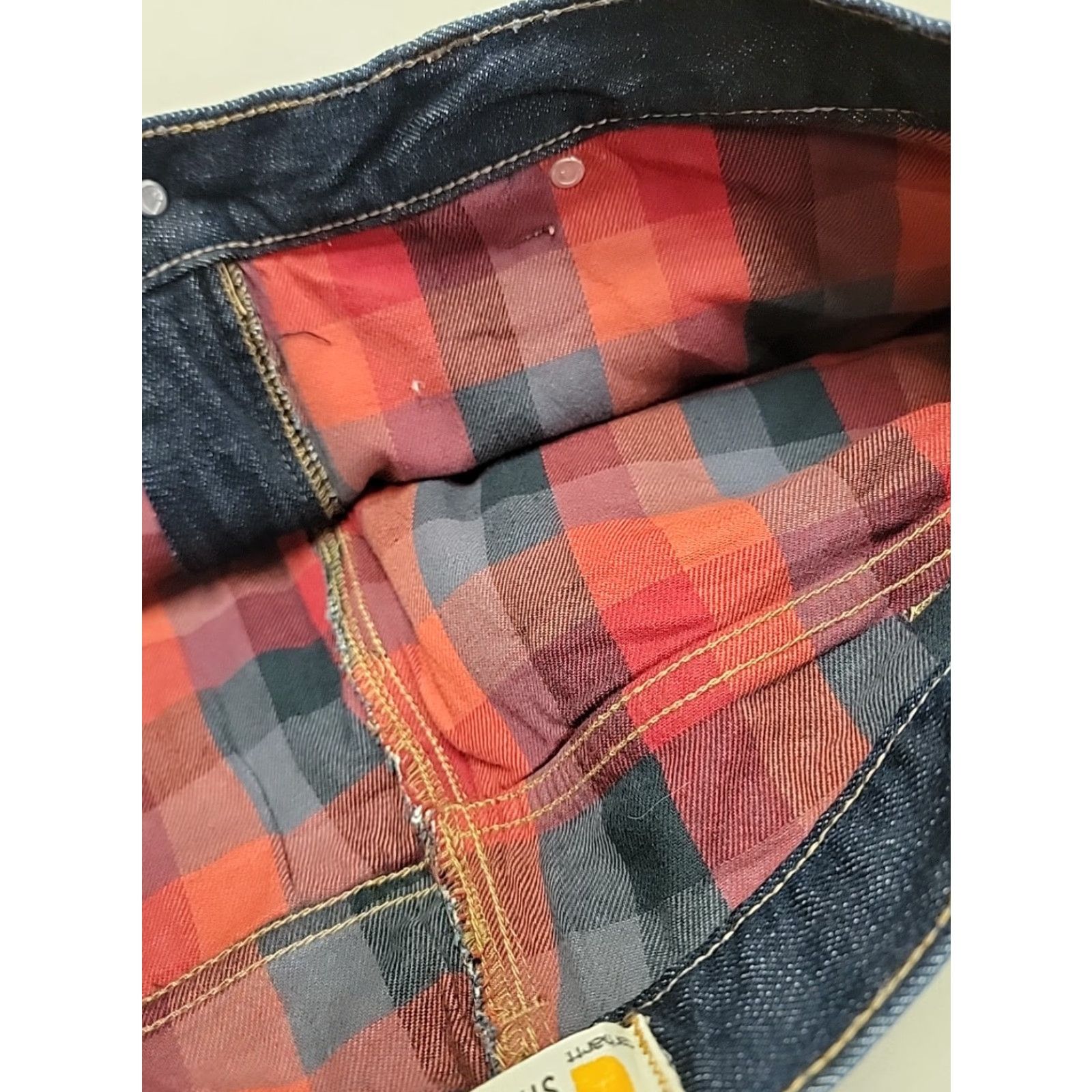 Carhartt Carhartt Jeans 14 Short Original Fit Straight Leg Denim Wash Women Jeans Size 36" / US 14 / IT 50 - 8 Thumbnail