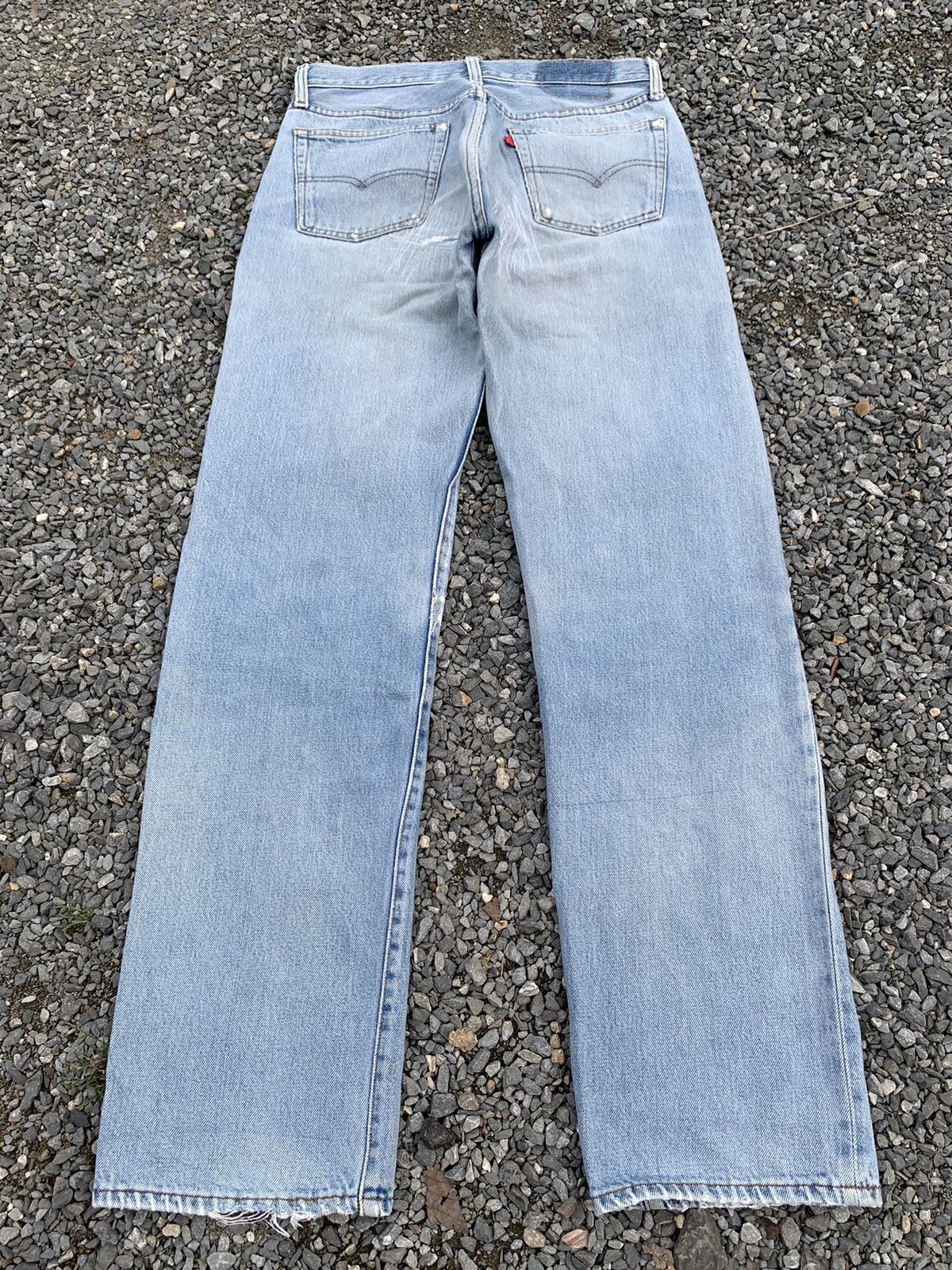 Levi's VINTAGE LEVIS 501 RINDEM 80’s USA FADED DISTRESSED DENIM Size US 29 - 4 Thumbnail