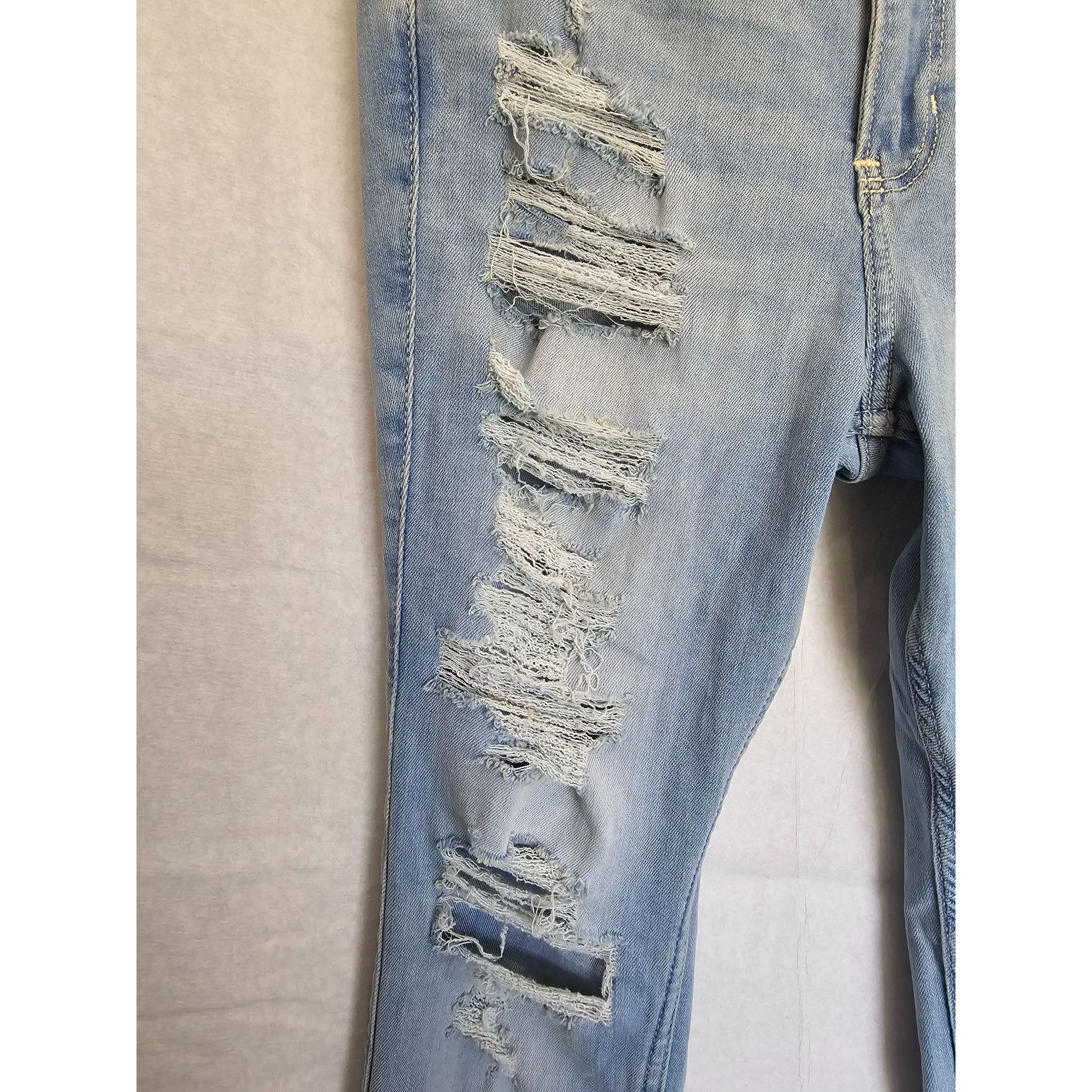 Hollister Hollister Distressed High-Rise Super Skinny Jeans Size 9 Lig Size 29" - 9 Thumbnail
